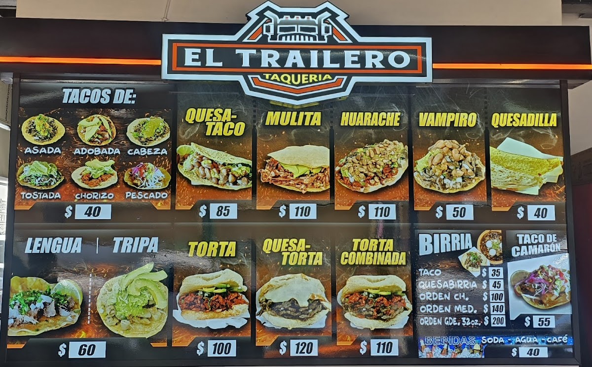 Taquería el Trailero Menu - Image 3